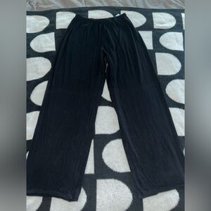 NEW Vince Black Wide Leg Lounge Pants Sz XS